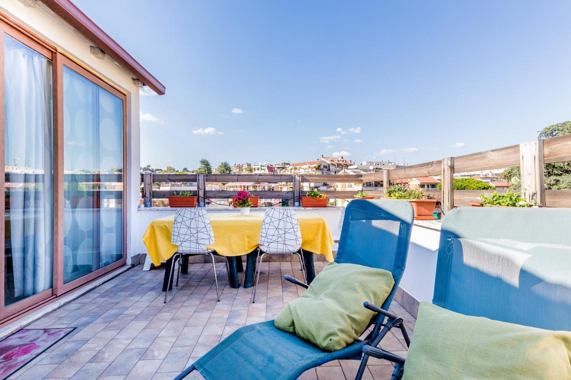 Attico Trilocale In Zona Farnesina Apartment Rome Luaran gambar